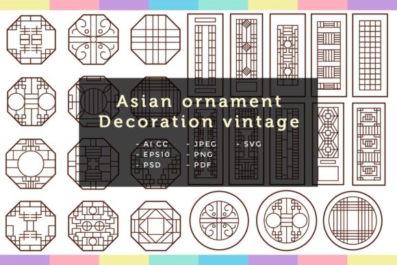 Asian Ornament Vintage