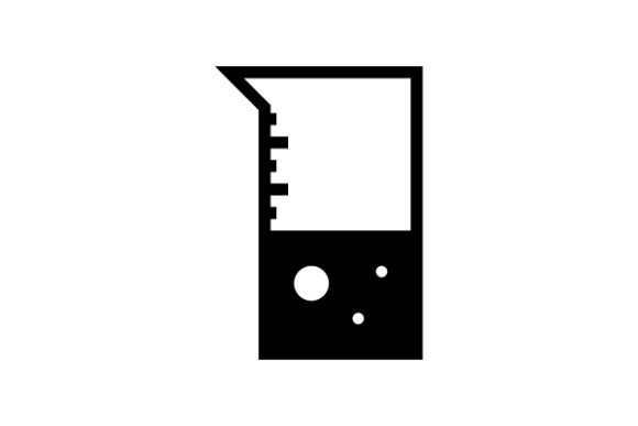 Beaker Glyph Icon Review