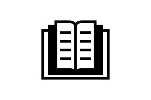 Book Glyph Icon Review