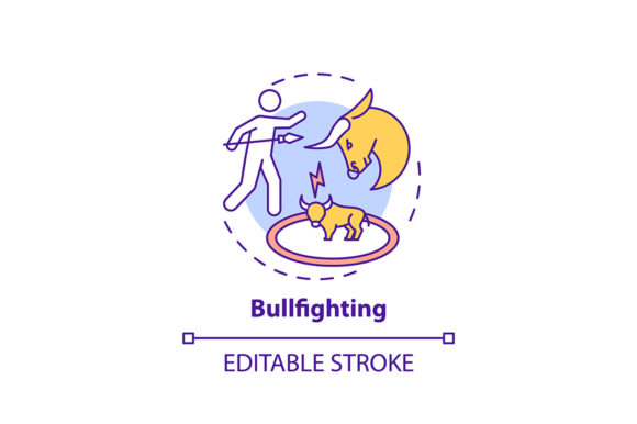 Bullfighting Concept Icon