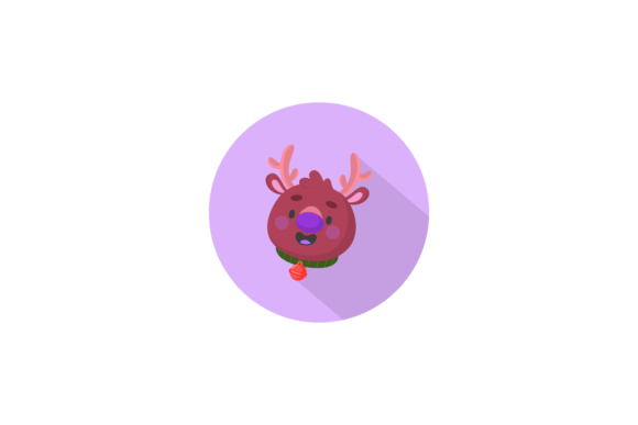 Christmas Icon Bear Purple