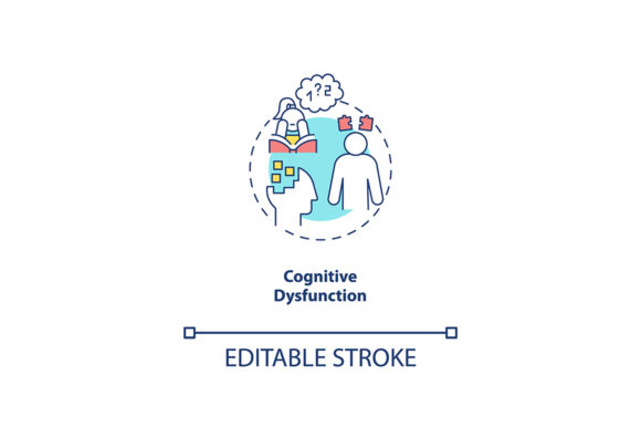 Cognitive Dysfunction Concept Icon