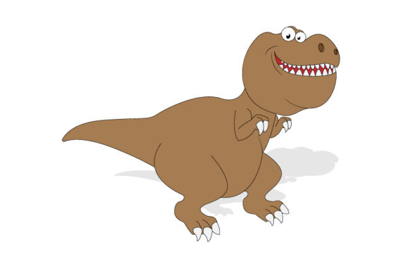 Cute Fat Dinosaur