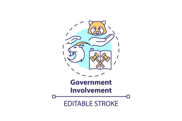 Government Involvement Concept Icon