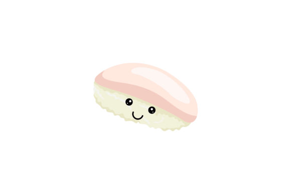 Pretty Cool Nigiri Kawaii Illustration