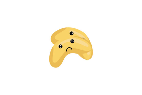 Sweet Cashew Kawaii Illustration