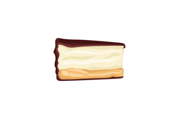 Sweet Choco Cake Illustration