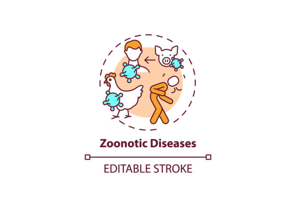 Zoonotic Diseases Concept Icon